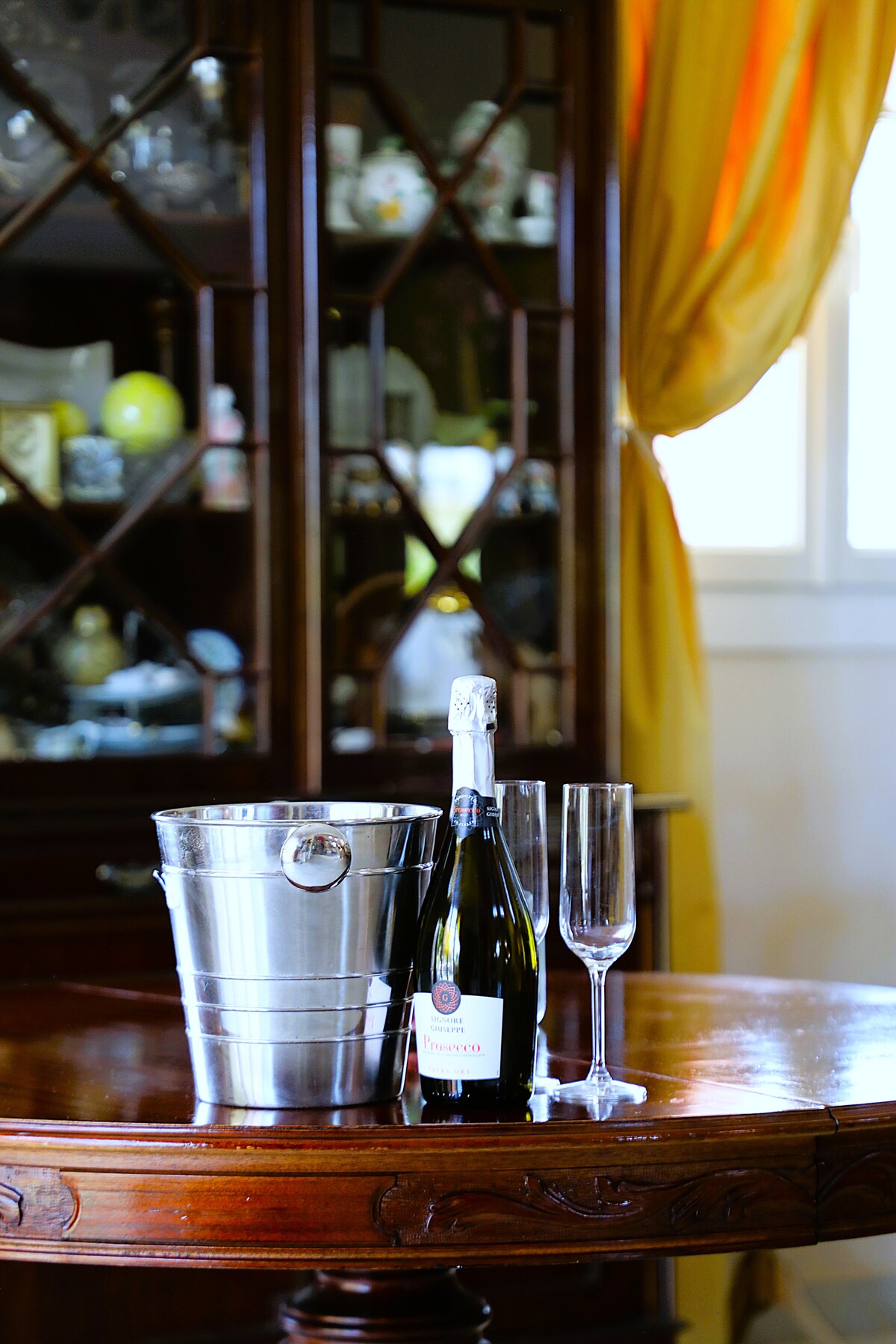 Dining area at Akobara Villa set for a group meal
